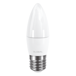 LED лампа GLOBAL C37 CL-F 5W теплый свет E27 (1-GBL-131)